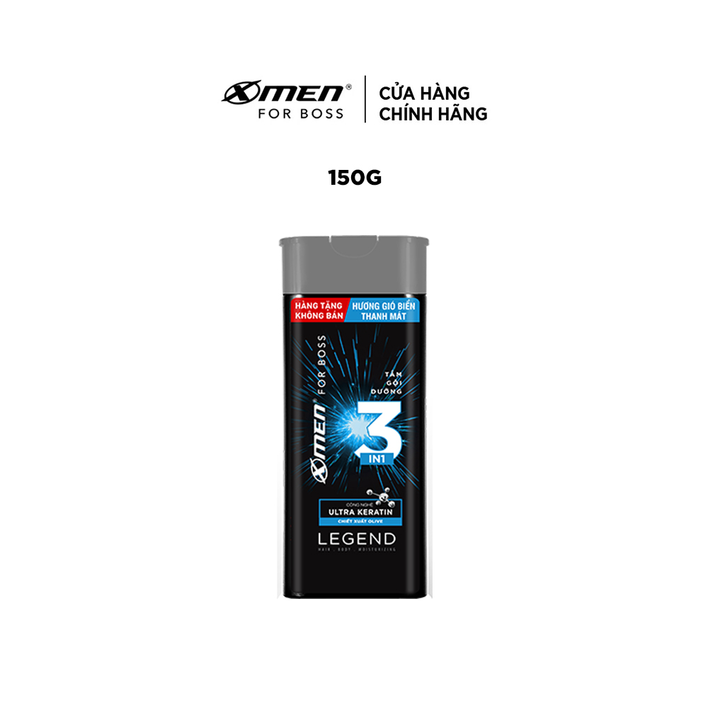Tắm gội dưỡng x-men for boss legend 3in1 150g