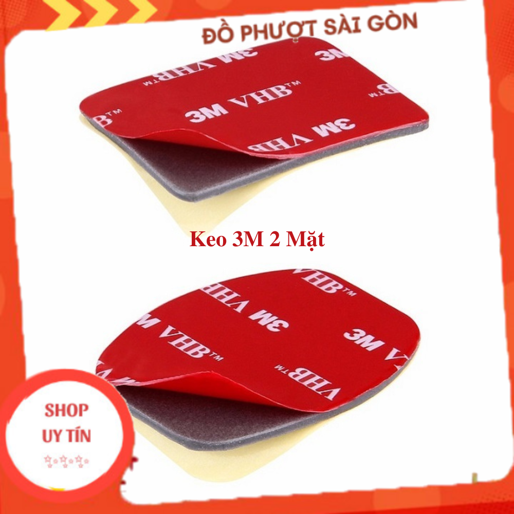 Keo 3m keo 2 mặt siêu dính dán đế camera hành trình