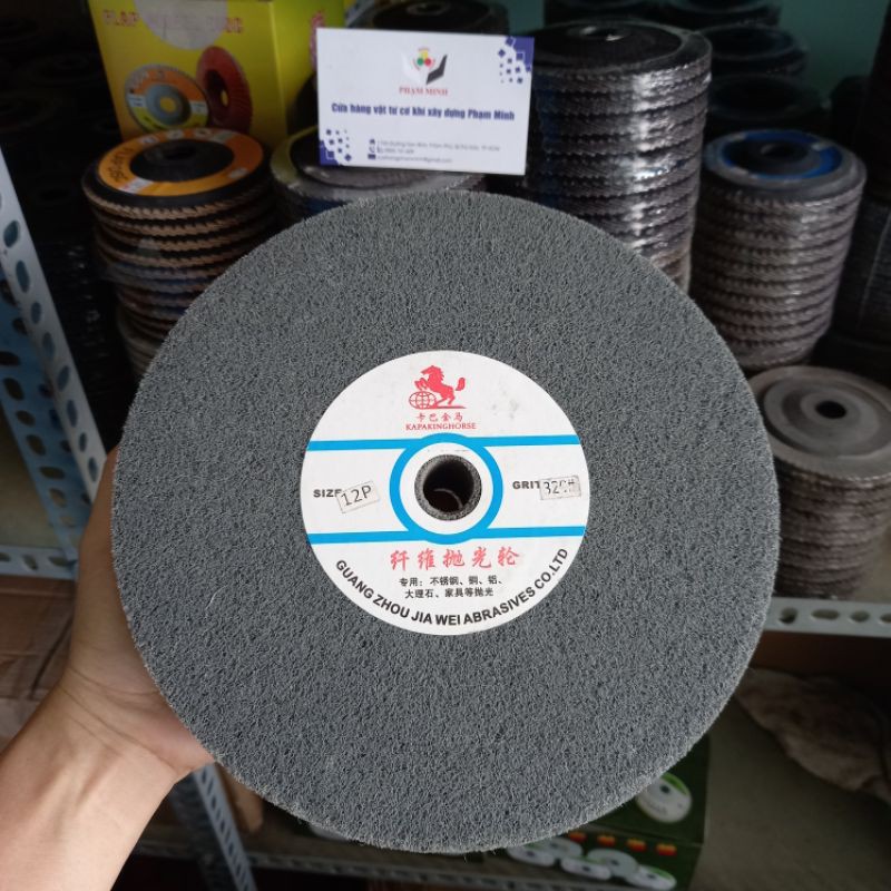 Bánh nỉ xám đánh bóng200x50x16mm