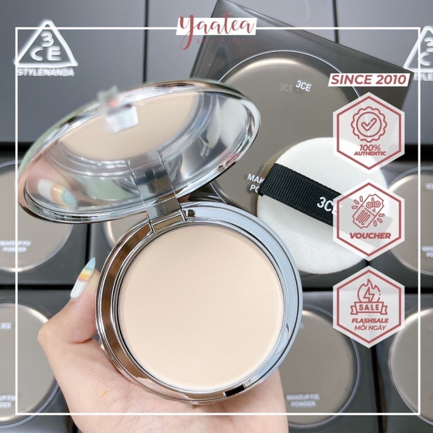 Phấn phủ 3ce makeup fix powder