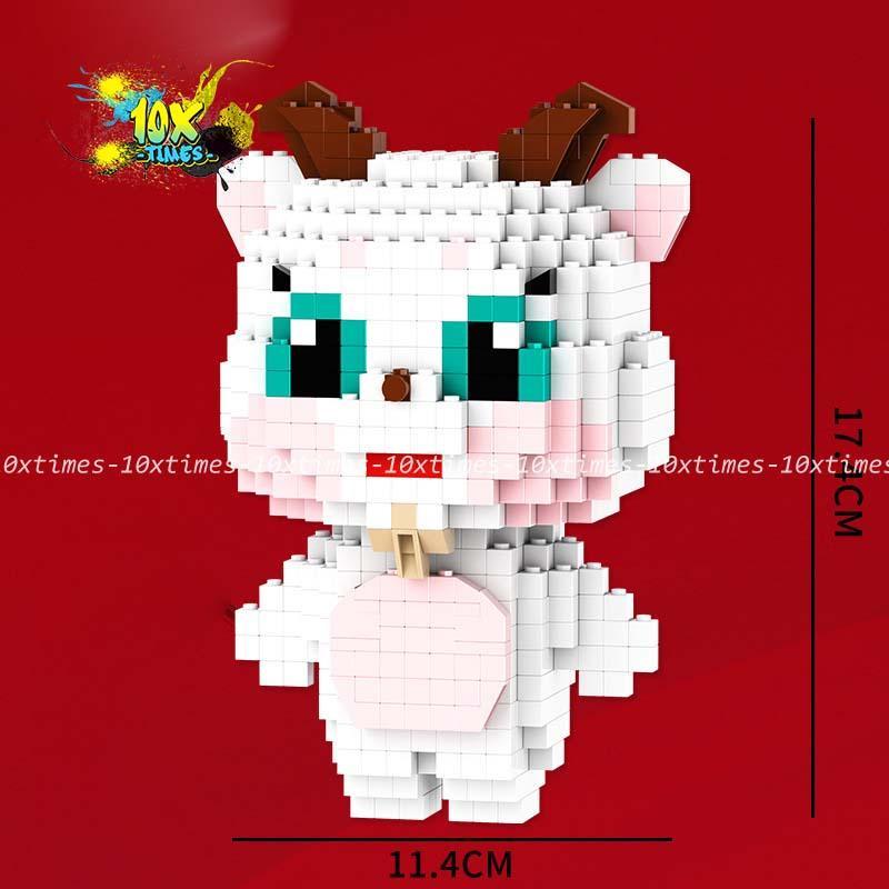 Mô hình lắp ráp 12 con giáp lớn