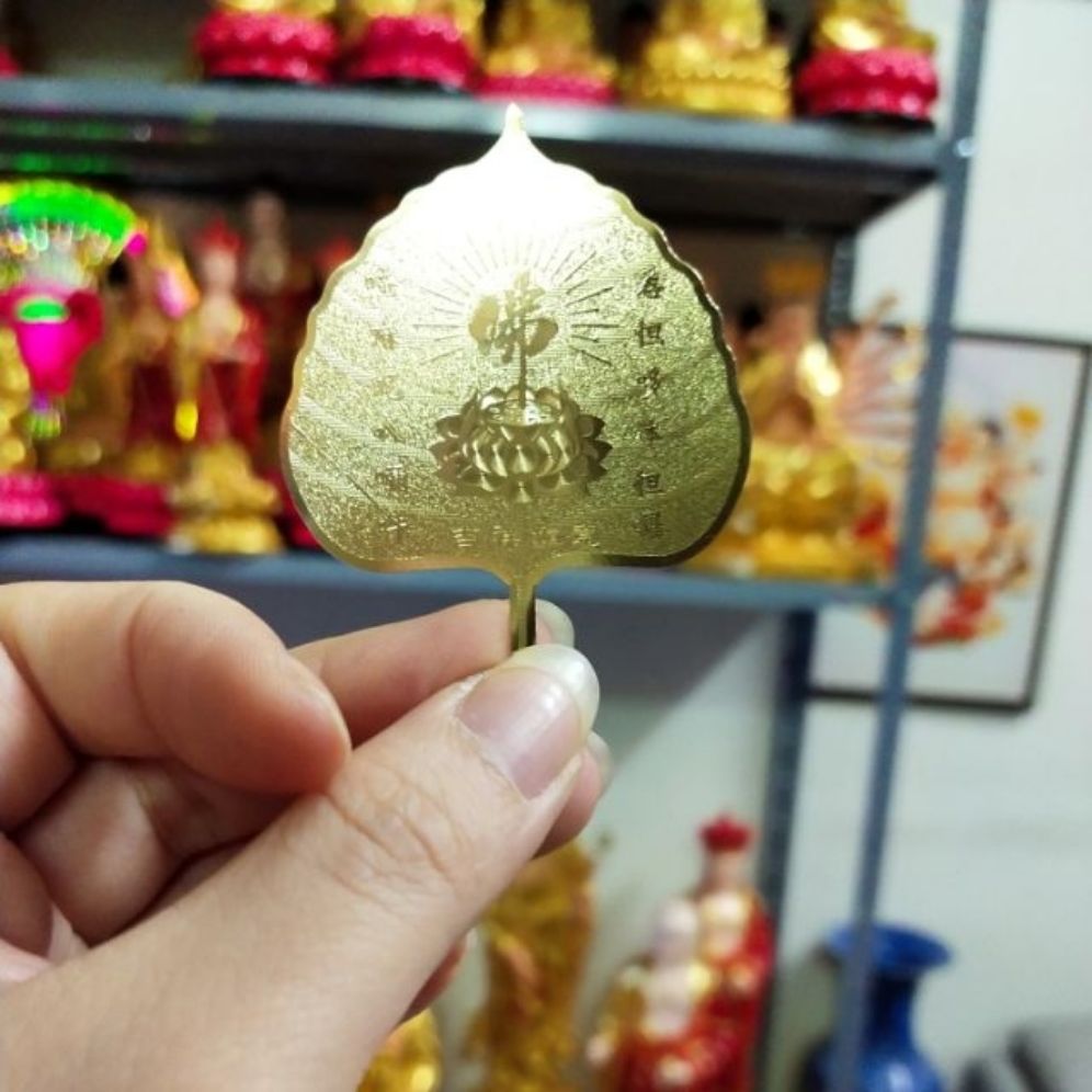 Lá bồ đề đồng Phật - Quán Âm bồ tát