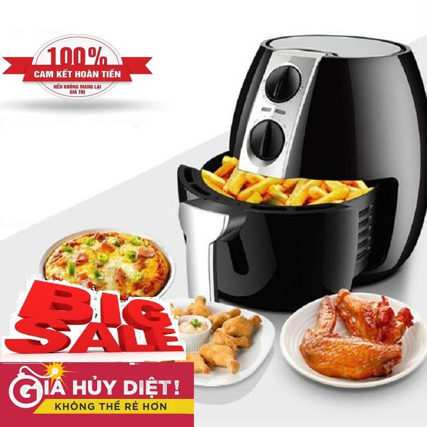 Nồi chiên không dầu yamamoto sb-d16, 3.5l 1400w, hàng chính hãng