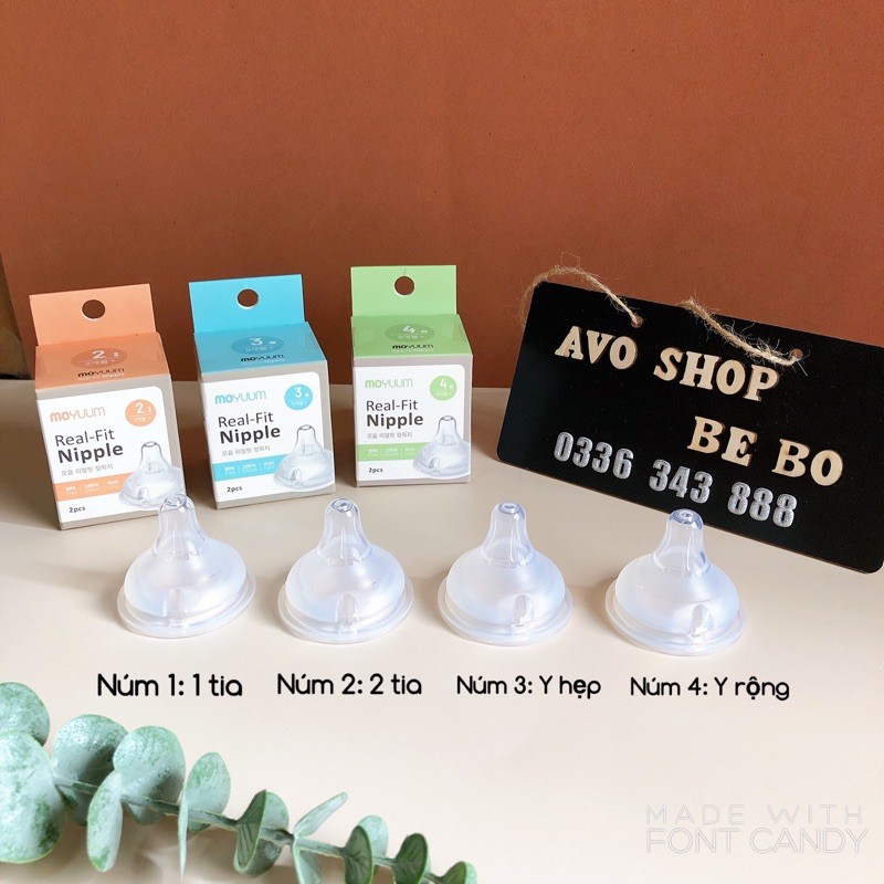 Núm ty bình Moyuum Hàn quốc