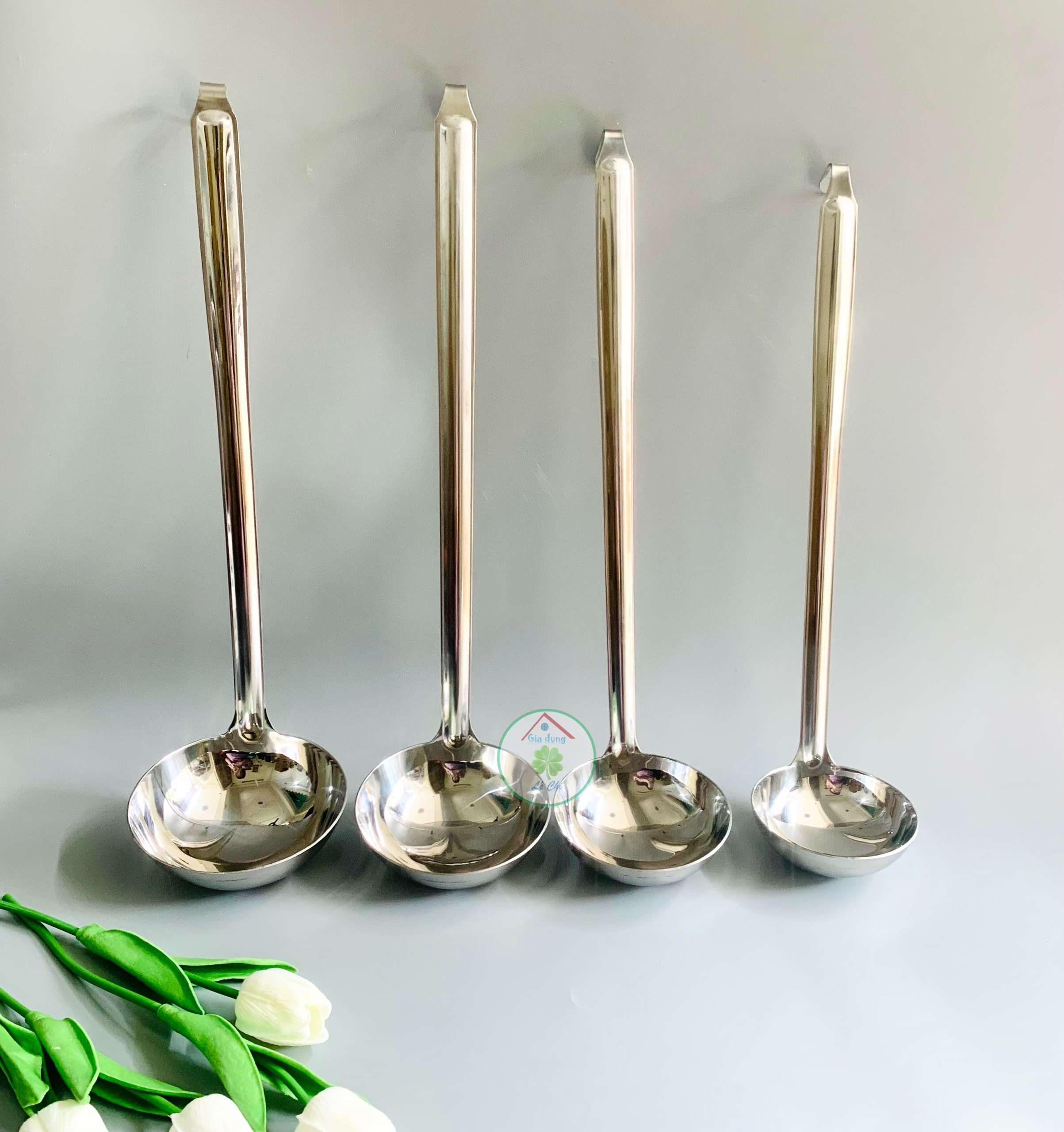Vá múc nước lèo inox / Muôi múc nước lèo