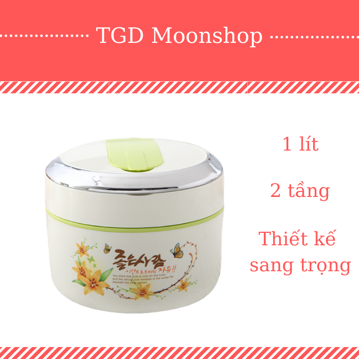 Hộp cơm - Hộp đựng cơm văn phòng - Hộp đựng cơm giữ nhiệt - Camen cơm - Camen đựng cơm - Camen cơm văn phòng - 2 tầng tiện lợi, thuận tiện cho di chuyển