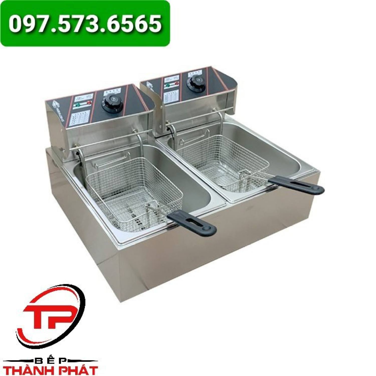 Bếp chiên điện đôi, Máy chiên điện đôi, Nồi chiên cánh gà