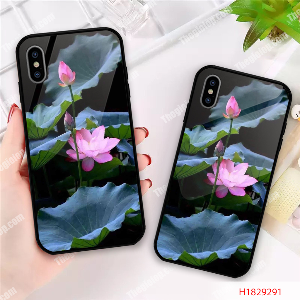 ỐP IPHONE, SAMSUNG TRÁNG GƯƠNG HÌNH HOA SEN