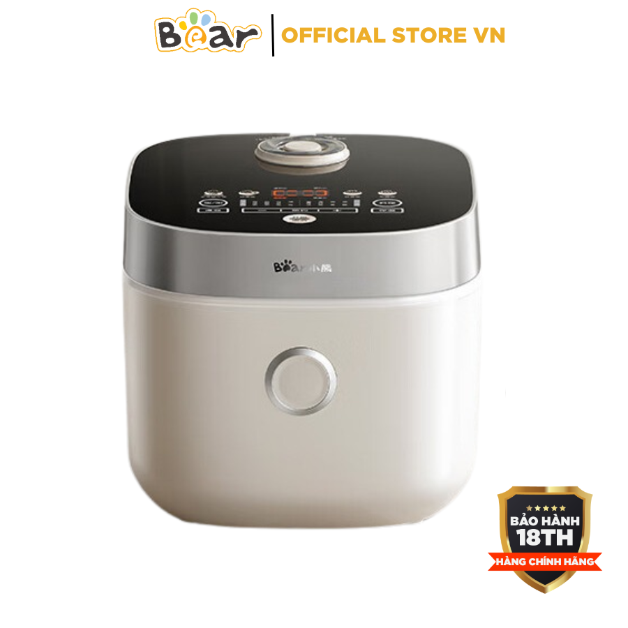 Nồi cơm điện 3L đa năng Bear DFB-D30T1, 600W, Lòng nồi 7 lớp chống dính, Cho 1-3 người ăn, Bảo Hành 18 Tháng