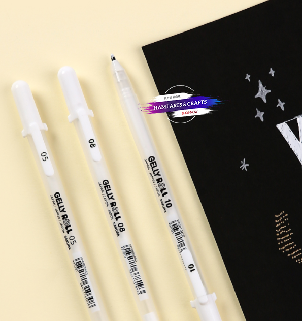 Bút Trắng Gelly Roll Sakura Full Nét