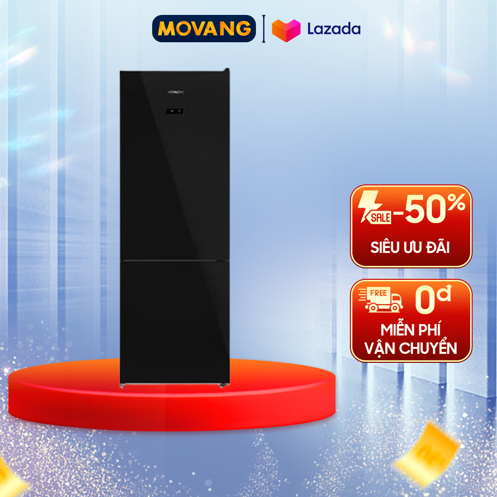 [CHỈ GIAO HCM] Tủ lạnh Hitachi Inverter 323 lít HRBN6340DGBKVN