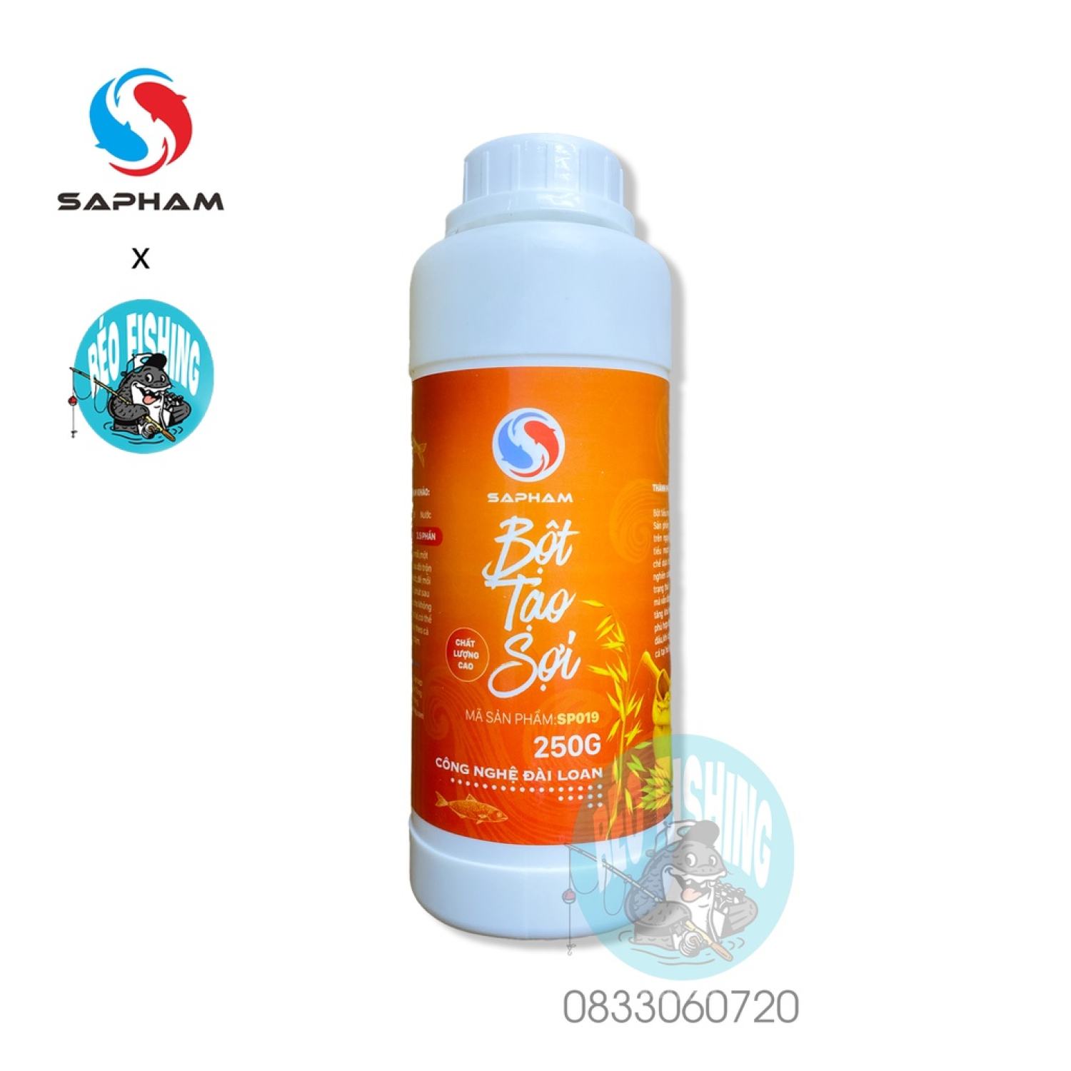 Bột tạo sợi sa phạm thế hệ mới giúp liên kết mồi câu cá