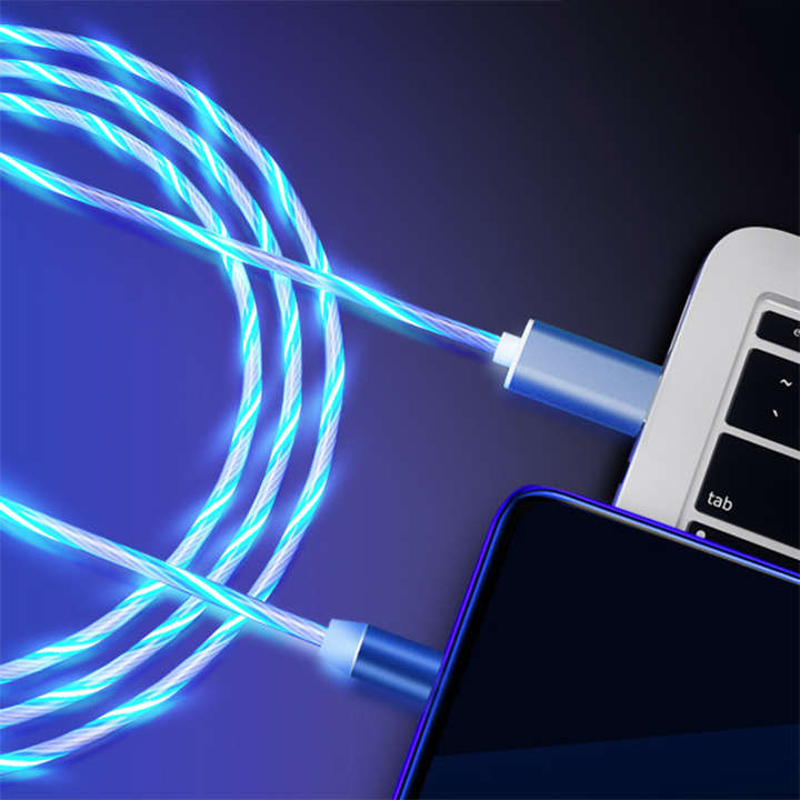 SẠC CỰC NHANH - CÁP SẠC IPHONE CHẠY ĐÈN LED PHÁT SÁNG NẠP PIN VÀ TRUYỀN DỮ LIỆU SIÊU TỐC DÙNG TỐT CHO TẤT CẢ CÁC DÒNG IPHONE IPAD