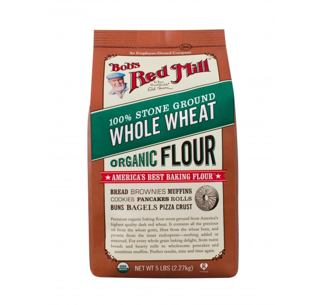 Bột mỳ nguyên cám hữu cơ bob's red mill 2.27kg