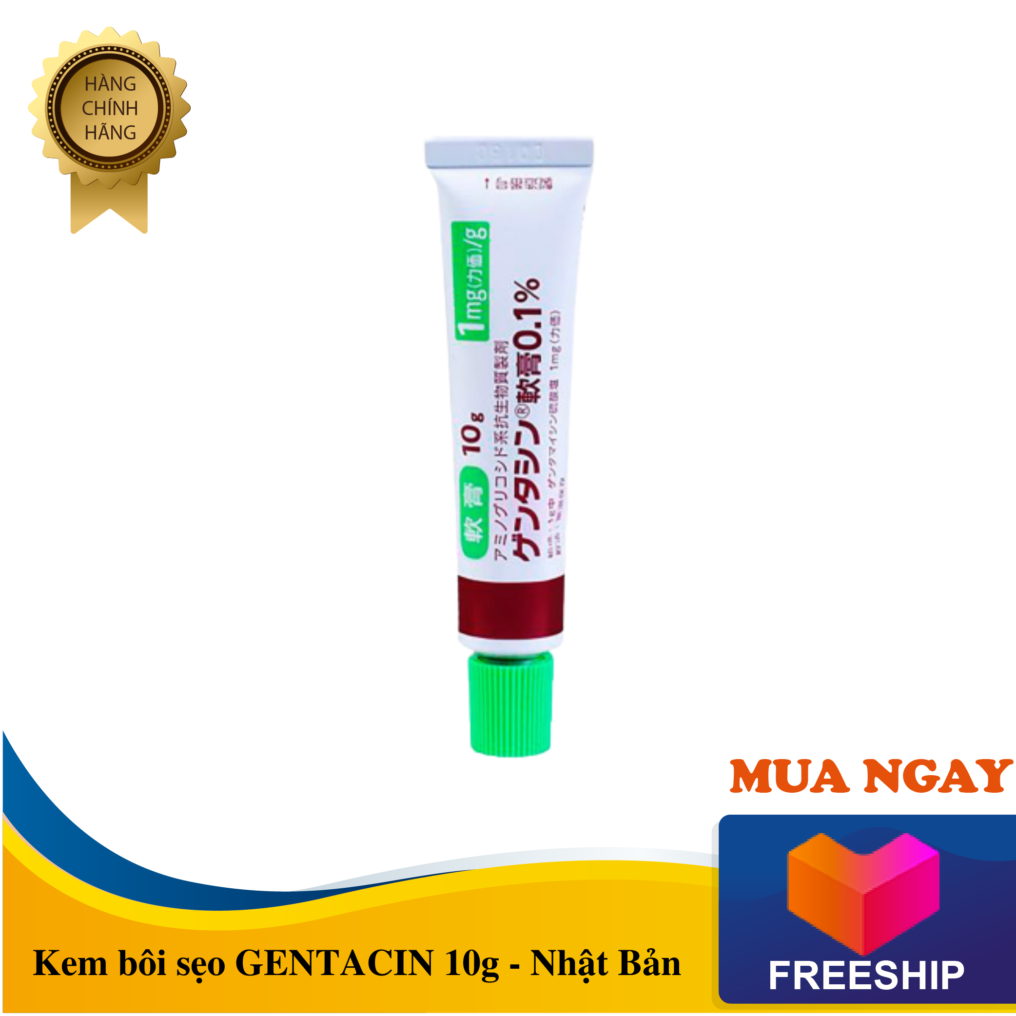 Kem bôi sẹo gentacin 10g - nhật bản