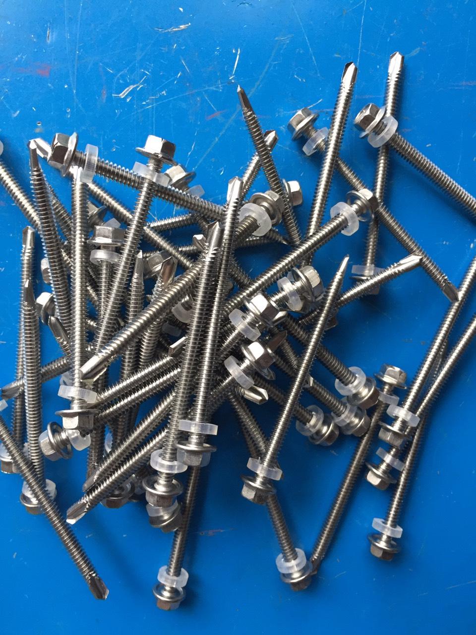 vít inox, 200 vít bắn tôn inox dài 7cm, vít inox bắn tôn siêu bền