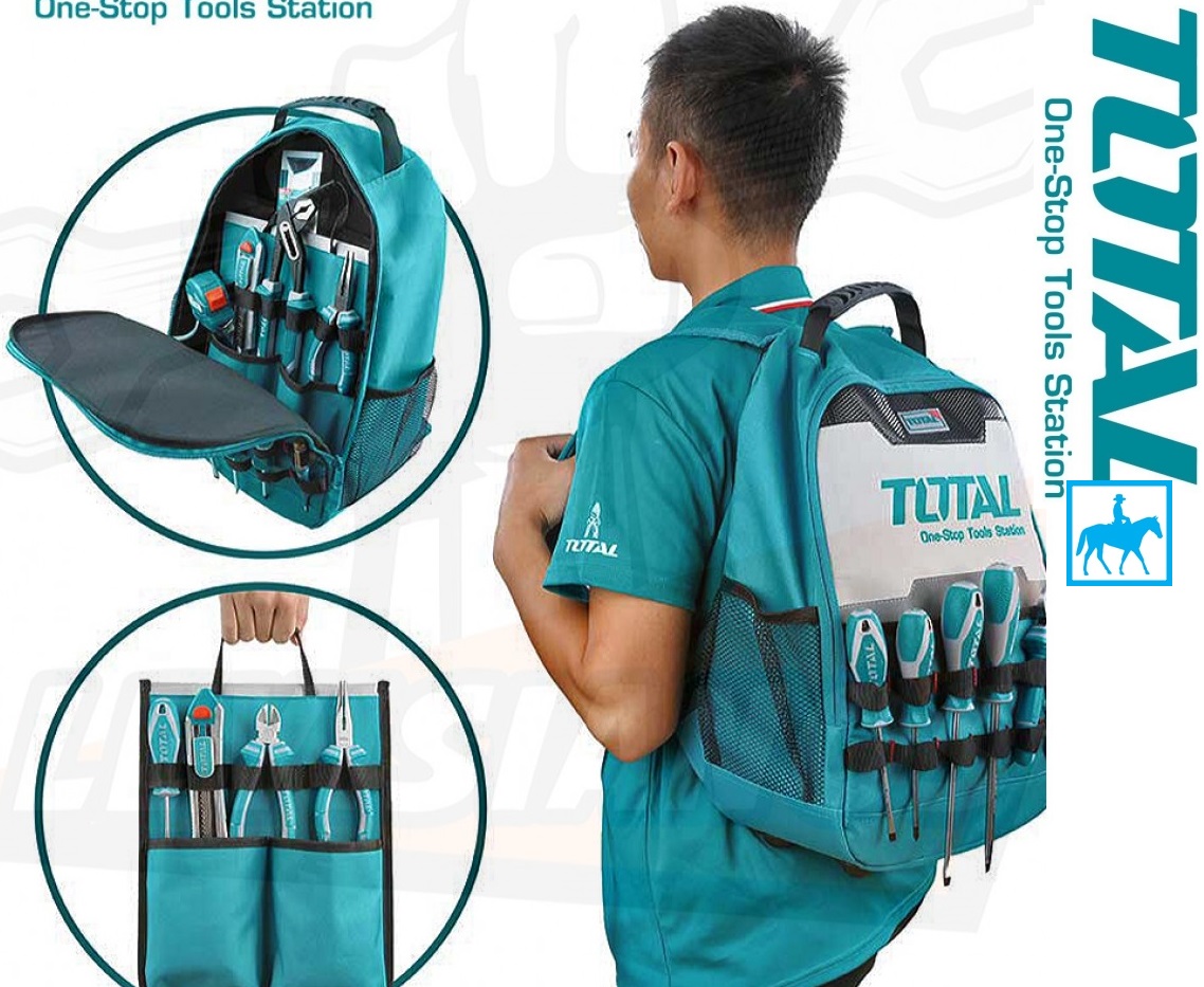 Ba lô công tụ Balo Túi Xách Đựng Đồ Nghề Dụng Cụ TOTAL THBP0201