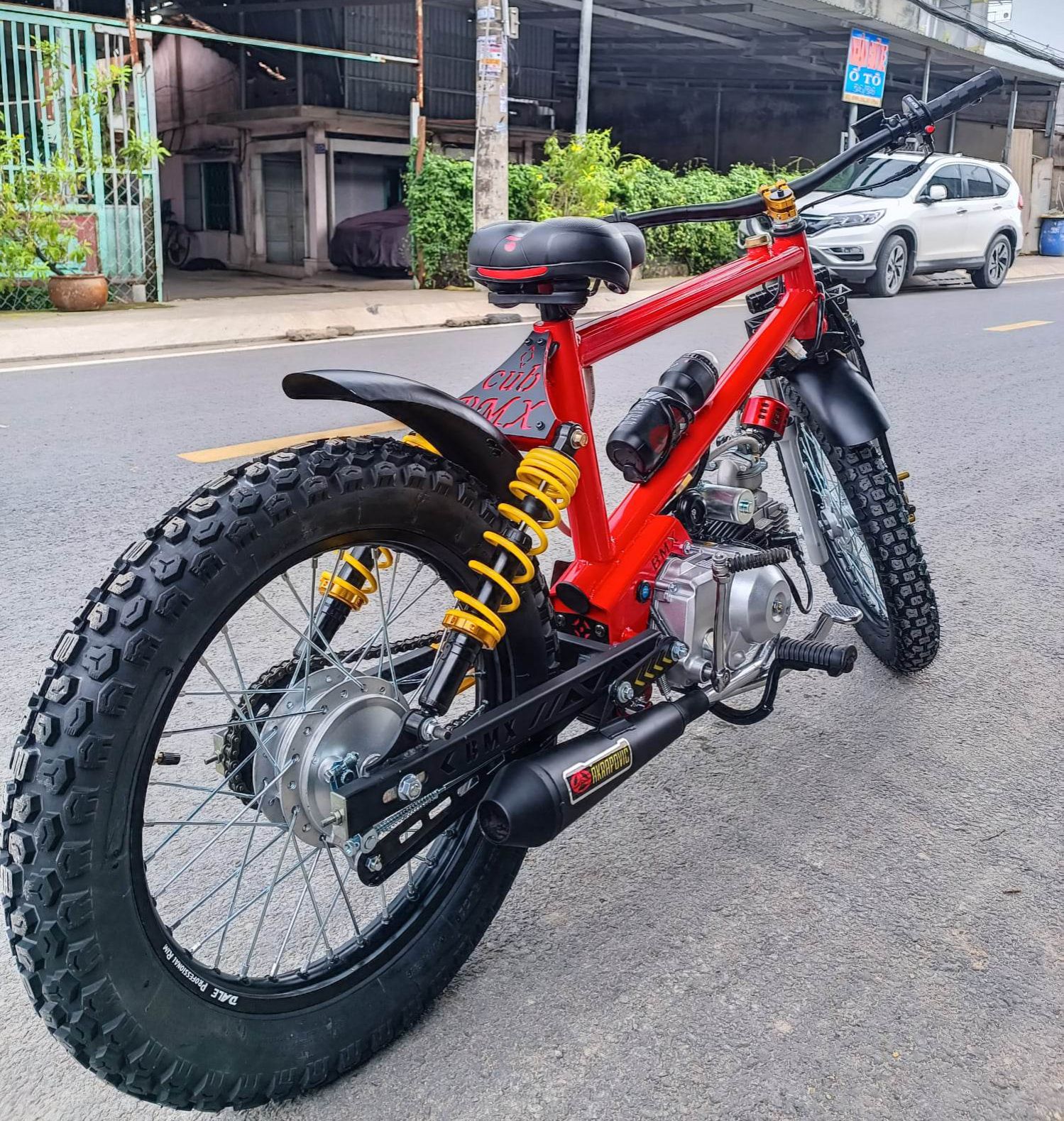 Khung xe đạp gác máy wave dream bmx cub 125cc