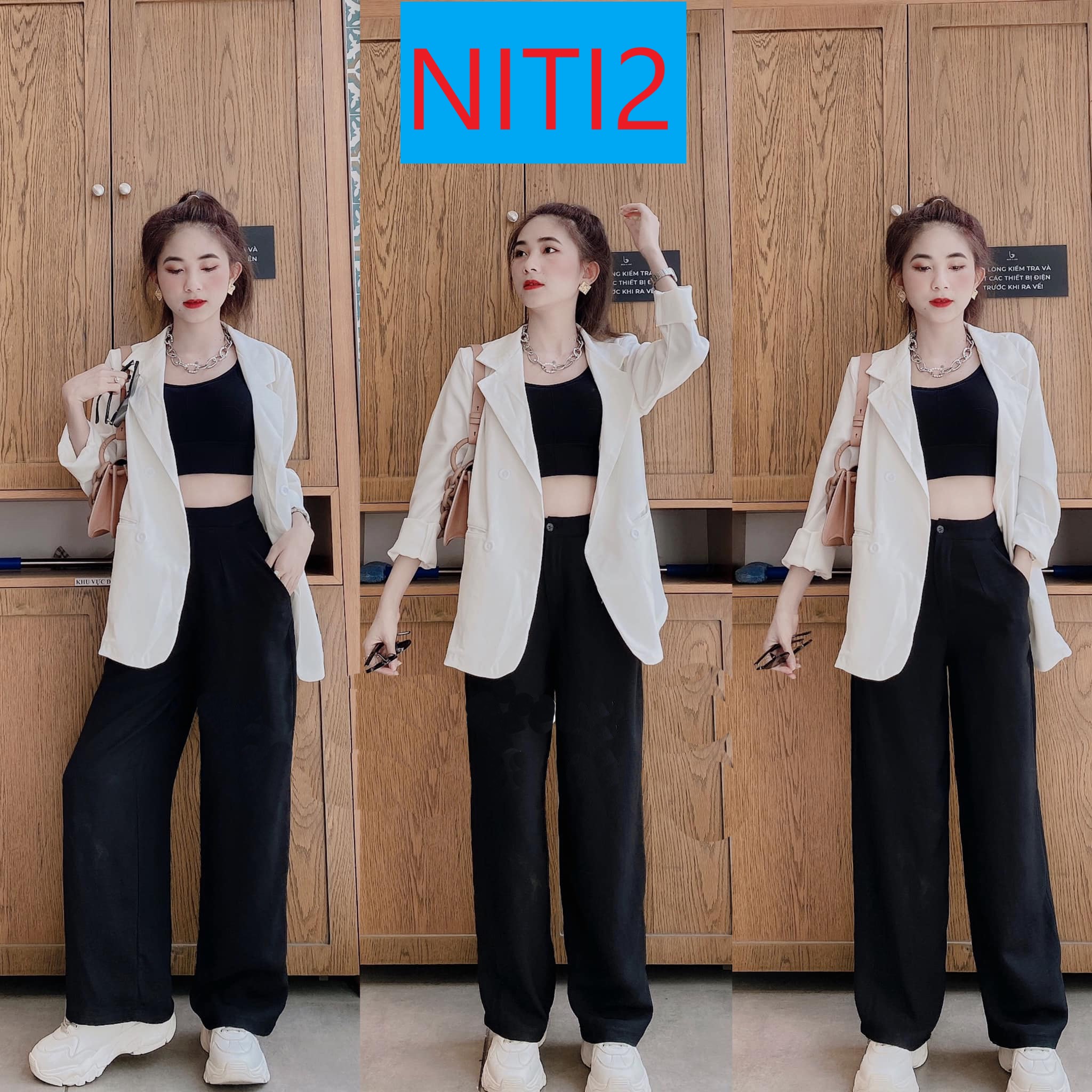 QUẦN TÂY ỐNG RỘNG NỮ LƯNG CAO, QUẦN TÂY ĐEN LƯNG CAO, FORM ĐẸP ĐỦ SIZE S, M, L CỰC PHONG CÁCH