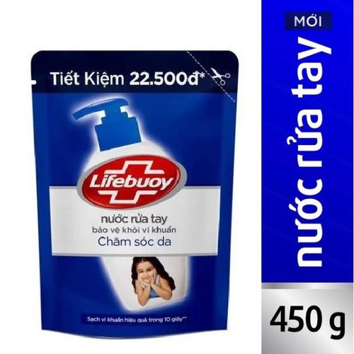 Nước rửa tay Lifebuoy Chăm sóc da Túi 450g