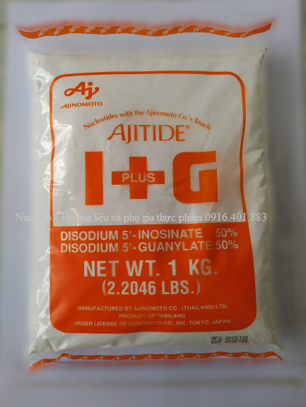 Chất điều vị I+G Ajitide Ajinomoto_1kg/gói điều vị dùng cho gia vị, nước sốt, giò chả,...