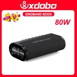 Loa Bluetooth 5.3 Xdobo Book, Loa di động Siêu Trầm Siêu Hay, Công suất 80W - Hỗ Trợ Thẻ TF/USB/TWS - Chống nước IPX5 - Chính Hãng