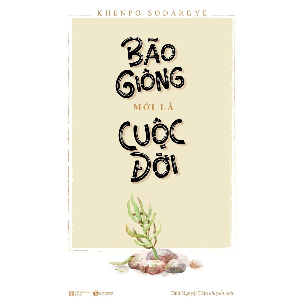 Sách - bão giông mới là cuộc đời