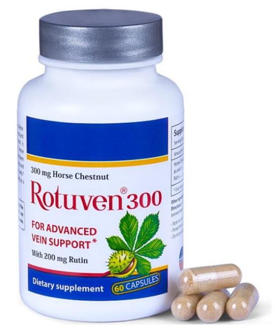 [HCM]Hỗ trợ giảm suy giãn tĩnh mạch chân ROTUVEN 60 Viên