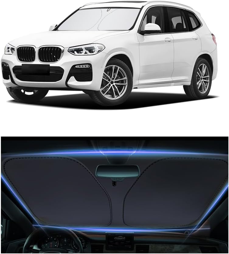 Car Windshield Sun Shade,210T Sun Shade for Car Windshield Protects Vehicle Interior from Direct Sunlight & Insulation,Foldable Automotive Sunshades for Some Cars Trucks SUVs (L (57.09 * 31.5 inch)) Giá 434,871 Đồng*Miễn phí vận chuyển
