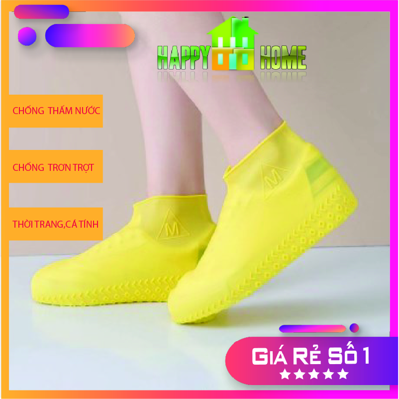 Giày Đi Mưa,Ủng Đi Mưa Cao Su Mềm Không Thấm Nước, Chống Bụi, Chống Cát, Chống Trượt