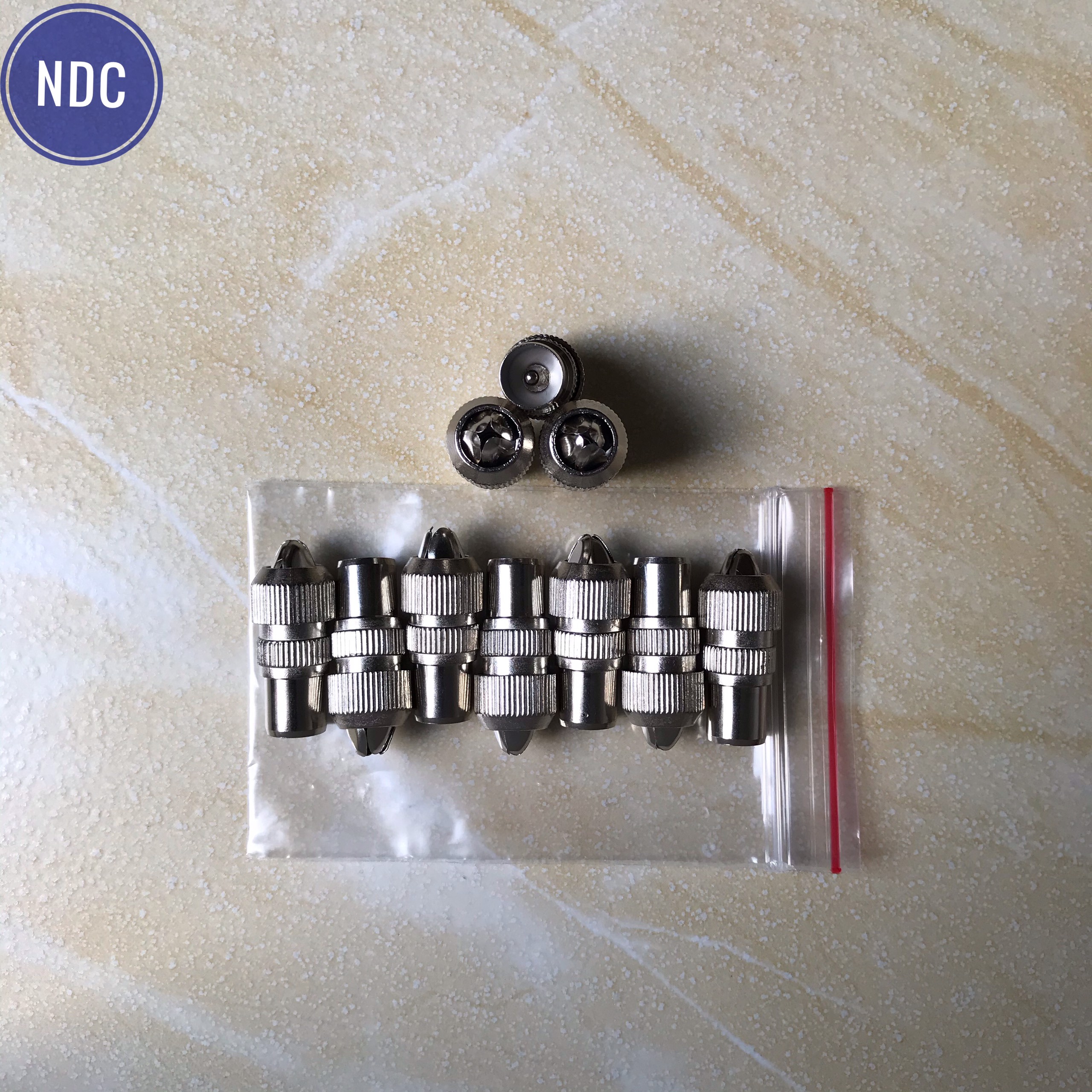 [HCM]Bịt 10 Jack TV Rắc Tivi Đực Gắn Trực Tiếp Vào Dây Cáp (LOẠI 1)