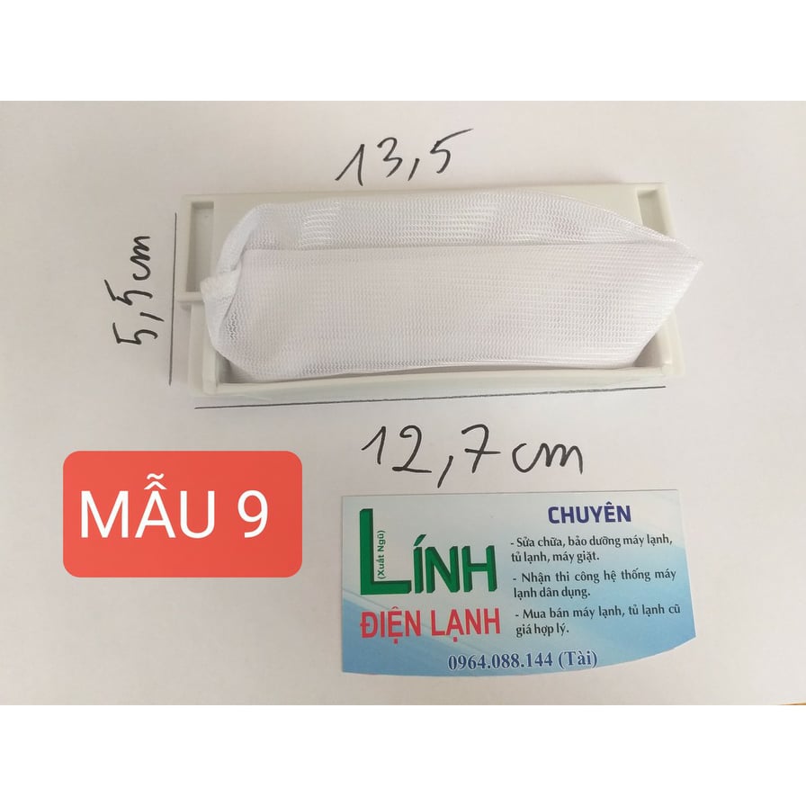 Túi lọc rác máy giặt SANYO - lưới lọc máy giặt (Mẫu 9)