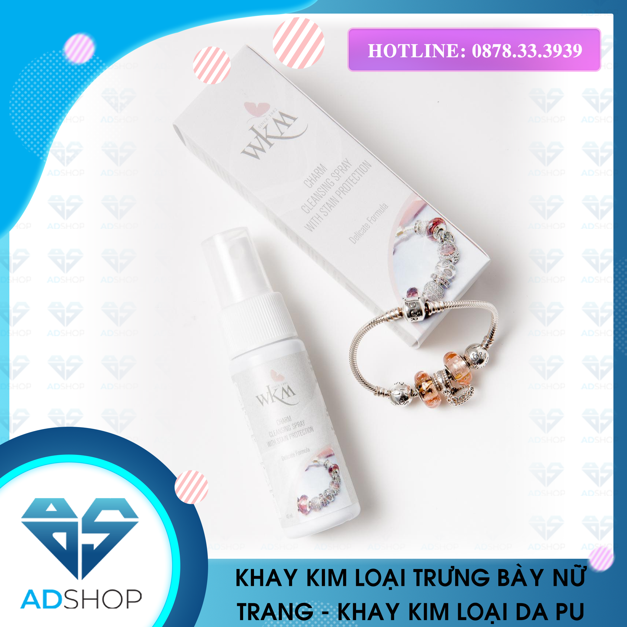 Nước rửa, vệ sinh vòng tay charm Pandora dến từ Thái Lan