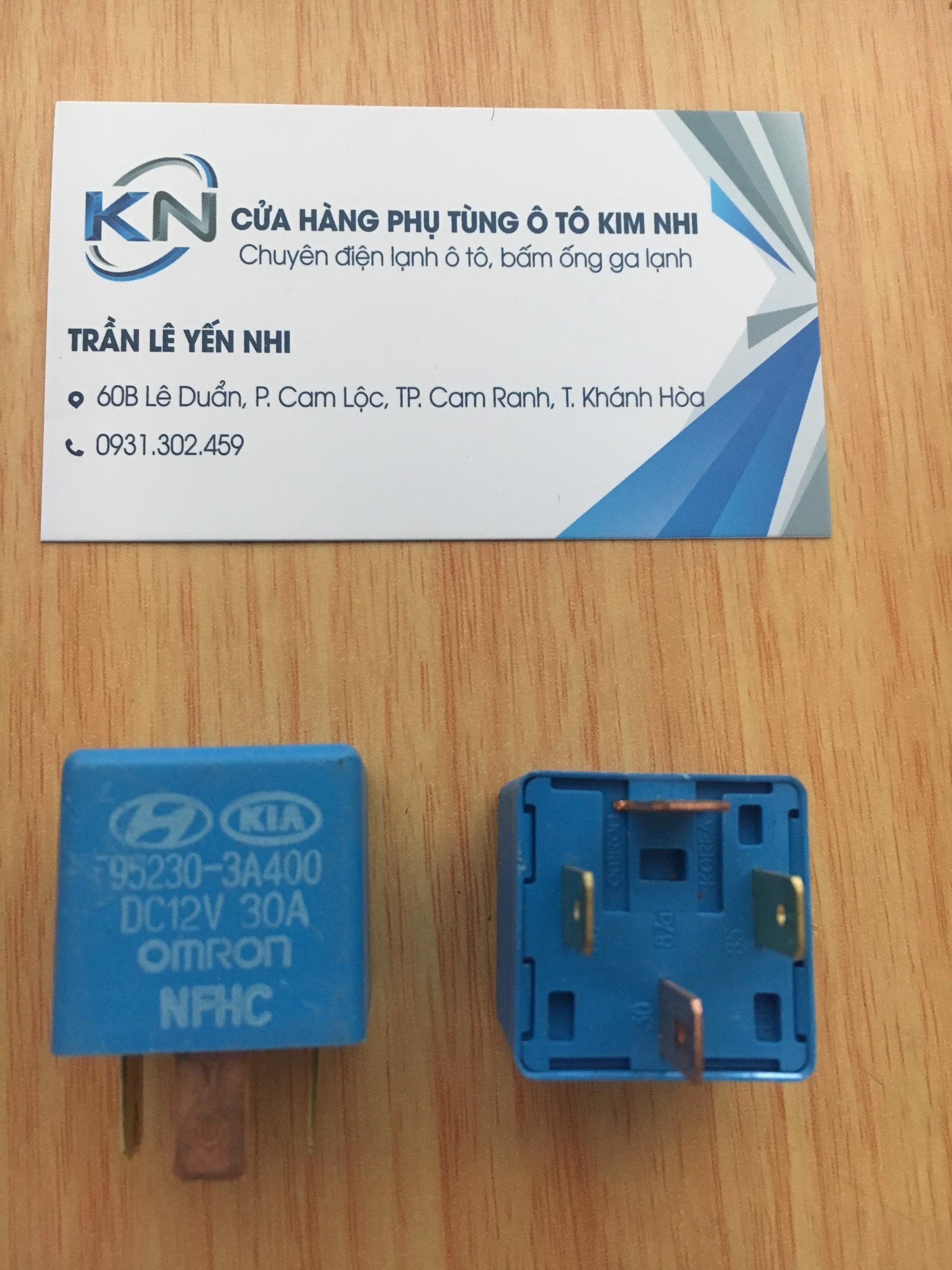 RELAY (ROLE) vuông 4 chân KIA 12V 30A