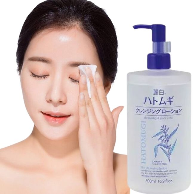 Nước tẩy trang hatomugi, nước tẩy trang hatomugi 500ml