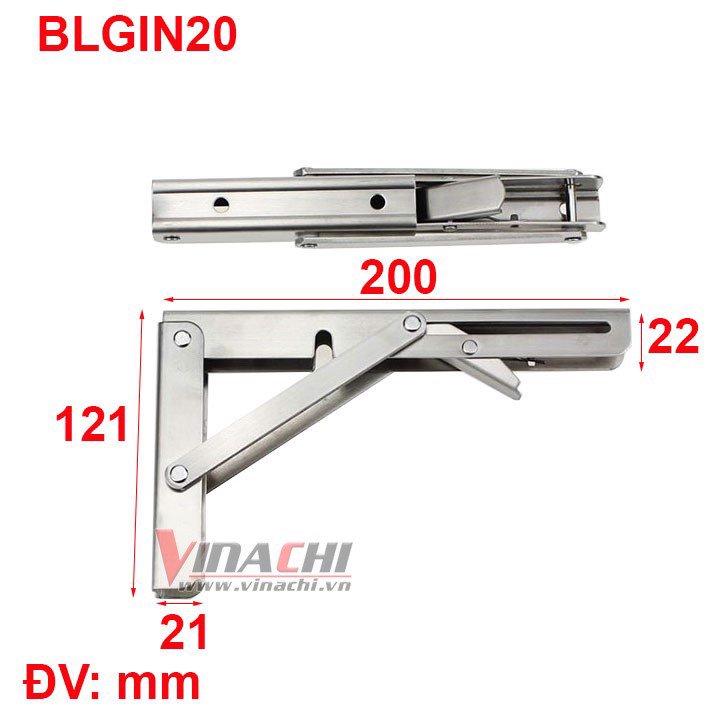 Giá đỡ, bản lề gập inox