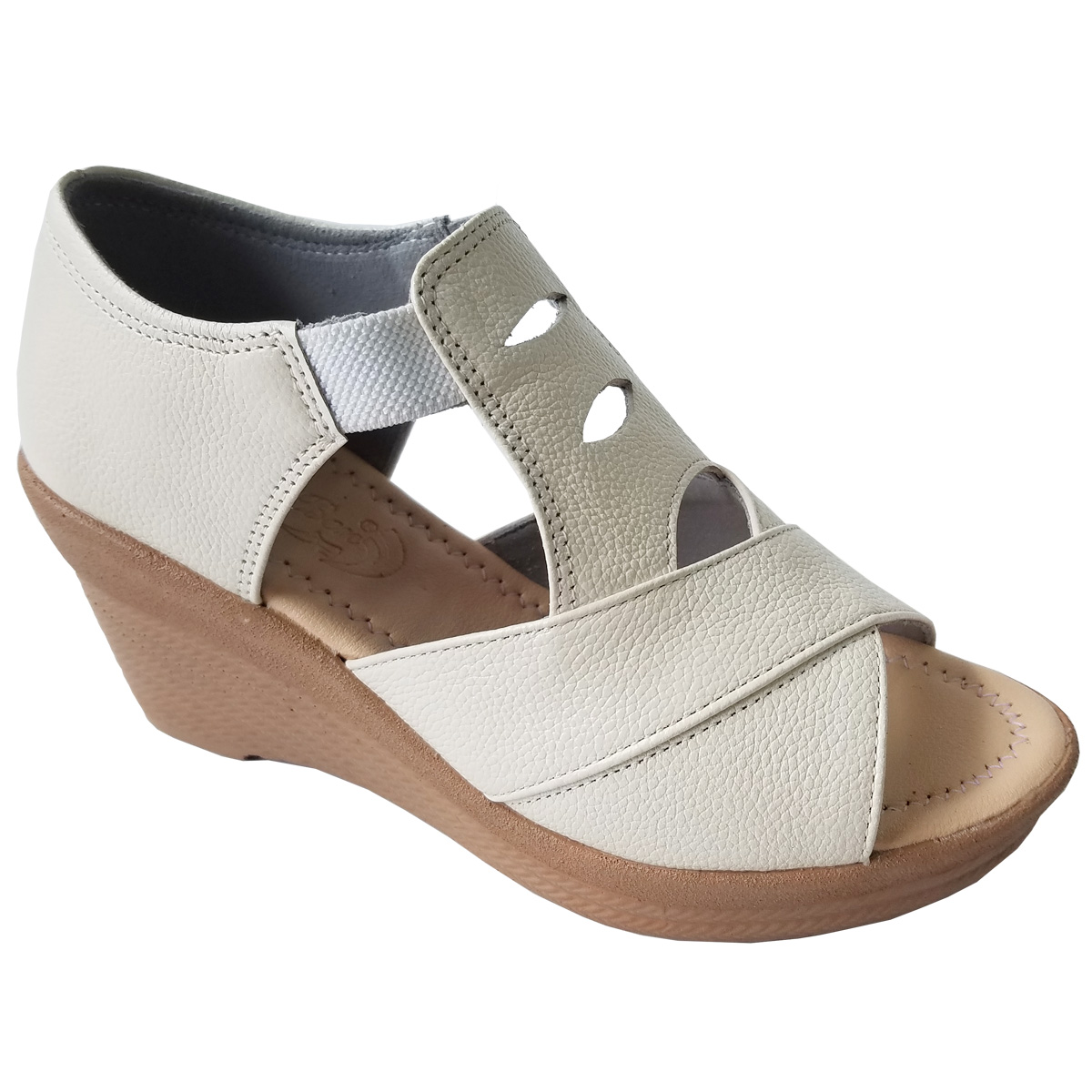  Giày Đế Xuồng BIGBEN Nữ Da Bò Thật Cao 7 Phân DS73 