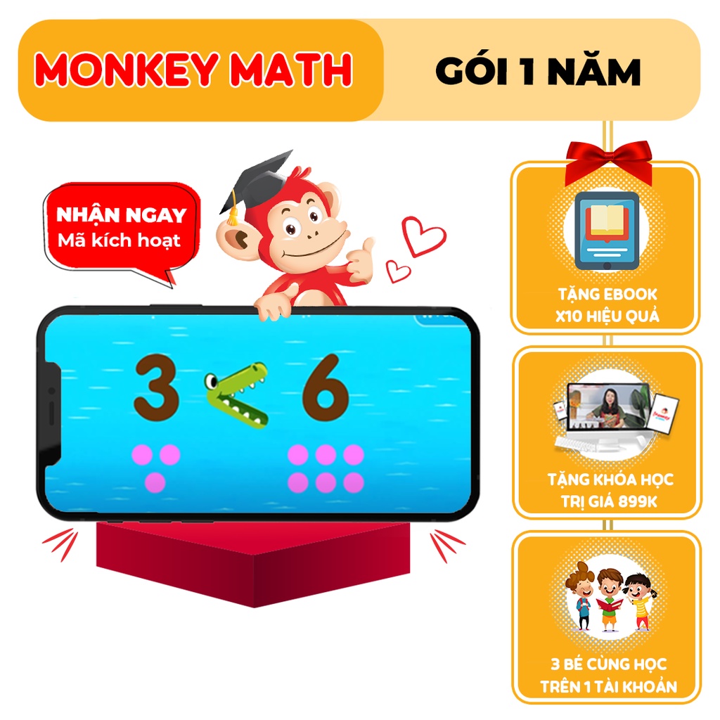 Phần Mềm Học Toán Bằng Tiếng Anh Monkey Math