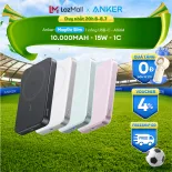 Sạc Dự Phòng Từ Tính Anker MagGo 10.00mAh | Đạt chuẩn sạc nhanh không dây 15W Qi2 | Siêu mỏng nhẹ | Dành cho iPhone 12/13/14/15/16/17 series - A1664
