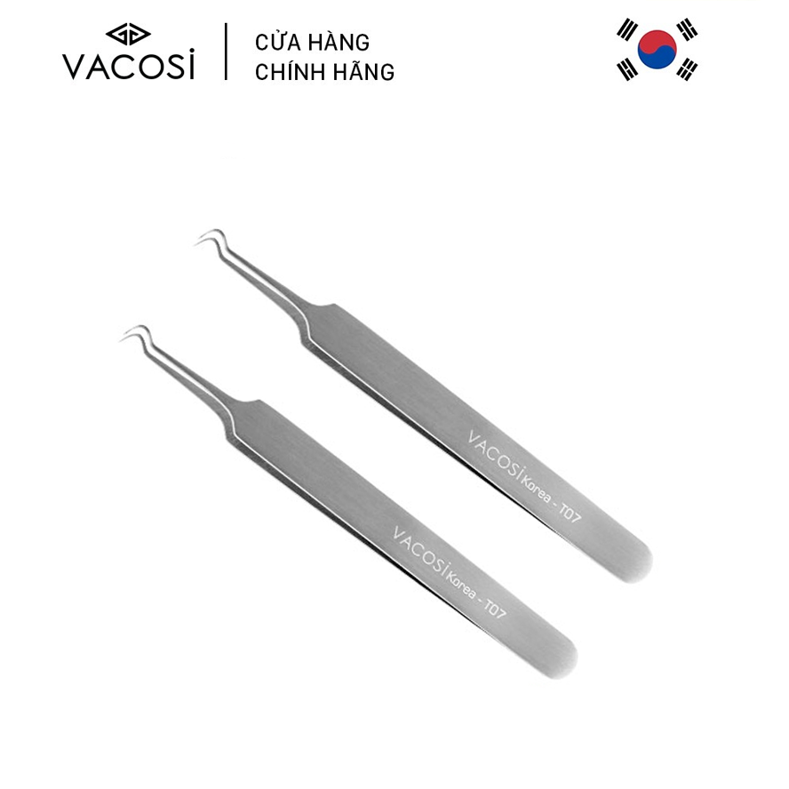 [HCM] Vacosi Nhíp Gắp Mụn Blackhead Tweezers T07