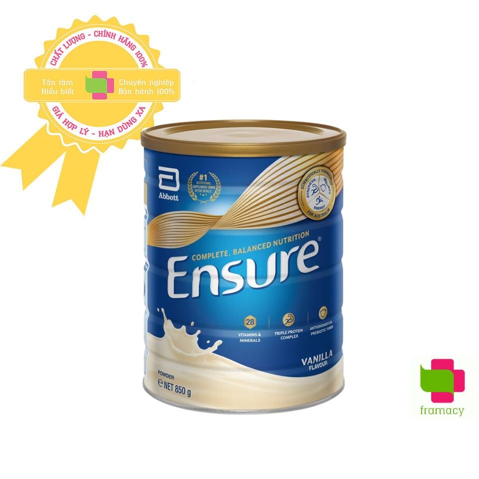 Sữa ensure 850g