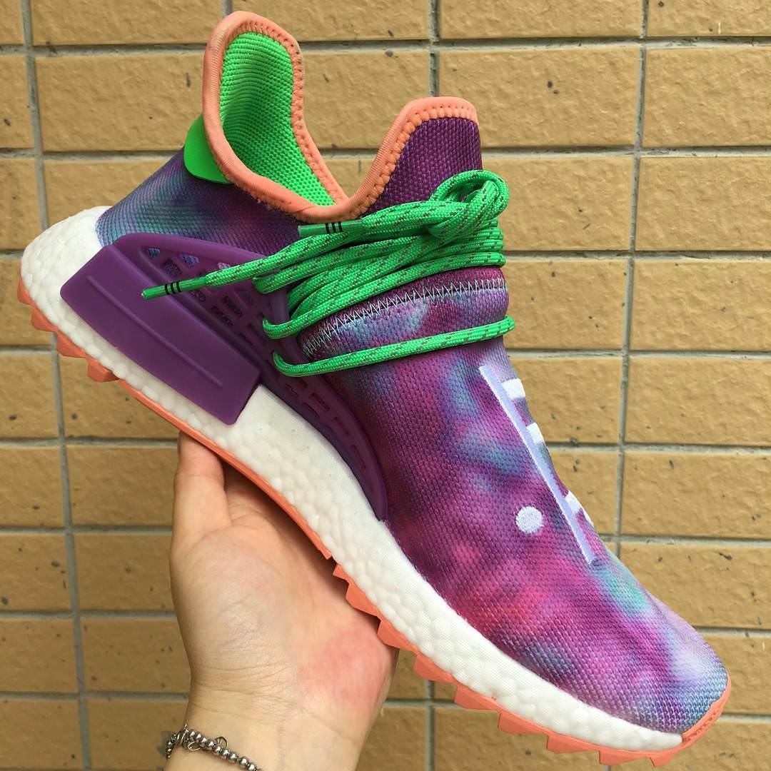 [Full Box] Giày thể thao  Human Race NMD Pharrell Holi Festival (Chalk Coral)