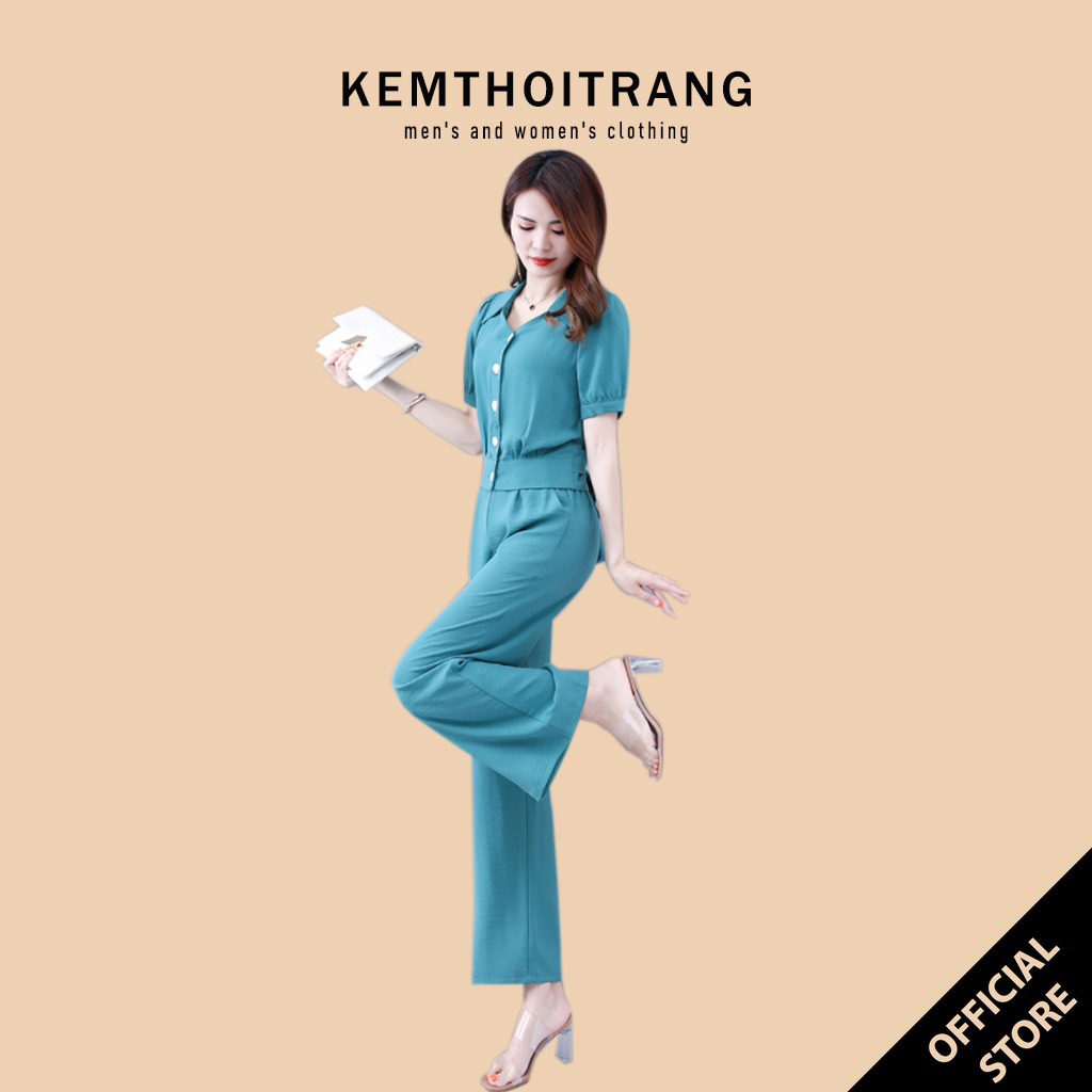 Đồ bộ đũi nữ mặc nhà siêu tôn dáng d2, dáng xuông cổ bẻ cá tính cực đẹp