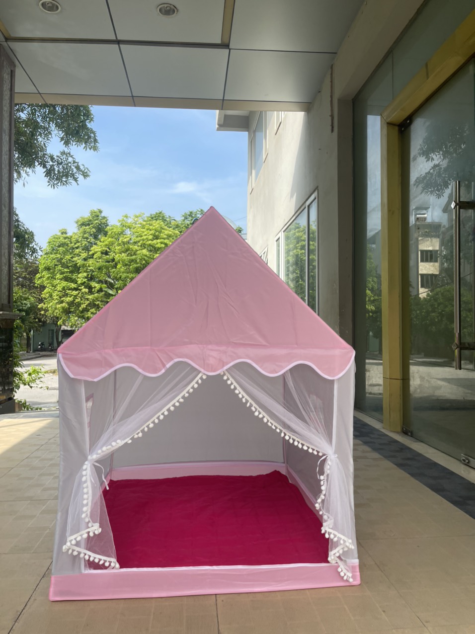 Lều chơi lều ngủ lều công chúa hoàng tử size lớn 120X95X135CM