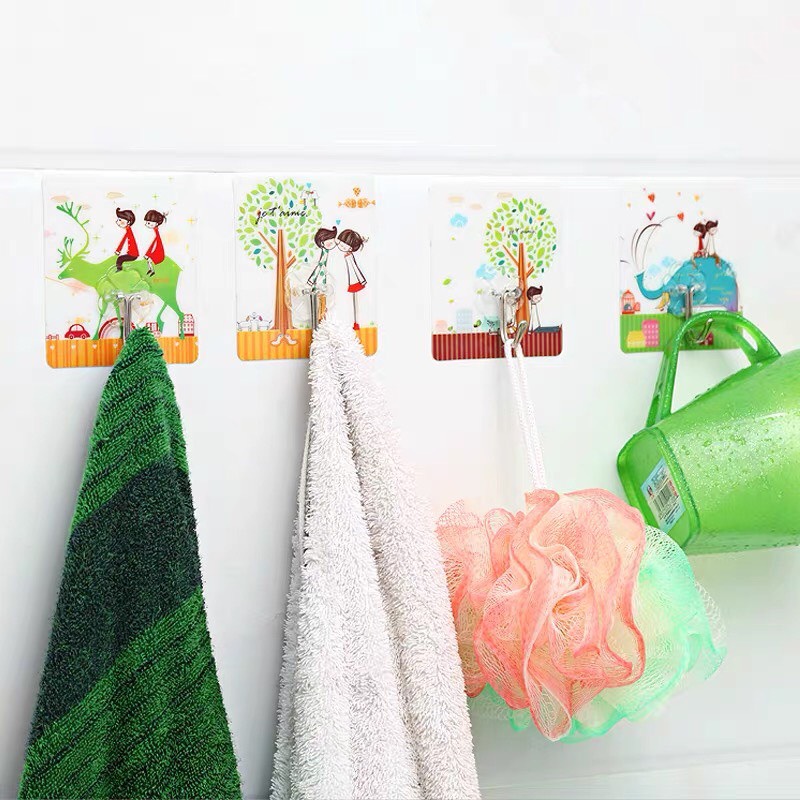 Combo 10 móc dán tường siêu dính 3D