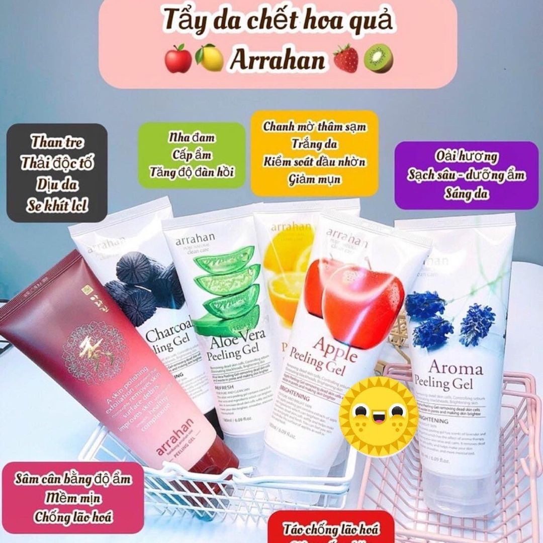Tẩy da chết Arrahan - Tẩy tế bào chết Arrahan 180ml
