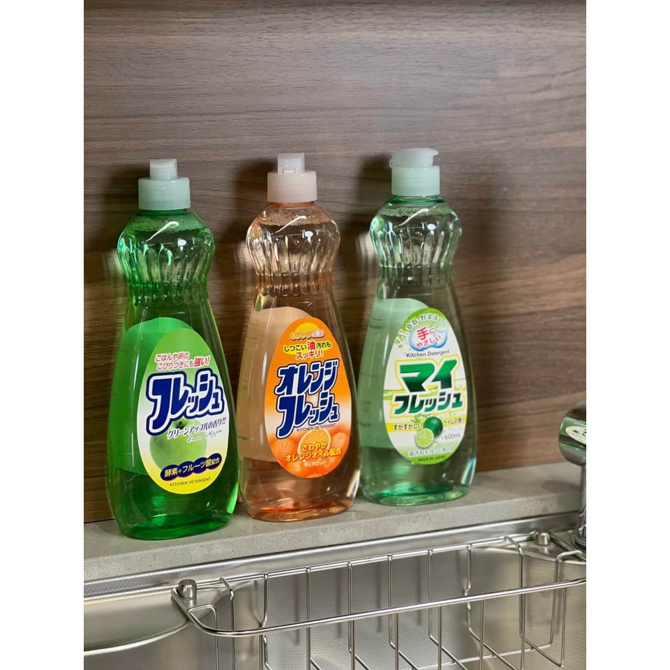 Nước rửa chén bát hữu cơ/ rửa rau củ rocket 600ml - hàng nội địa nhật