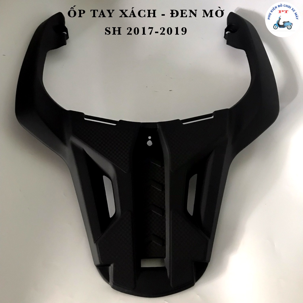 Ốp cản sau / tay xách xe sh 2017, 2018, 2019 - đen nhám - tay cầm, tay dắt phụ kiện đồ chơi, trang trí, bảo vệ xe máy sh