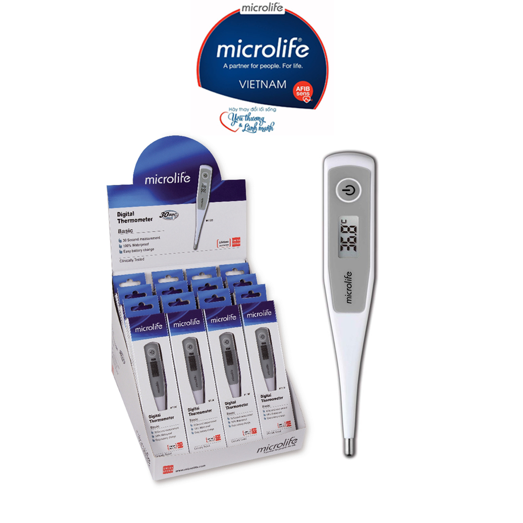 [HÀNG CHÍNH HÃNG THỤY SĨ] Nhiệt kế điện tử dạng bút MICROLIFE MT500 - Cho kết quả nhanh chóng chỉ trong 30 giây
