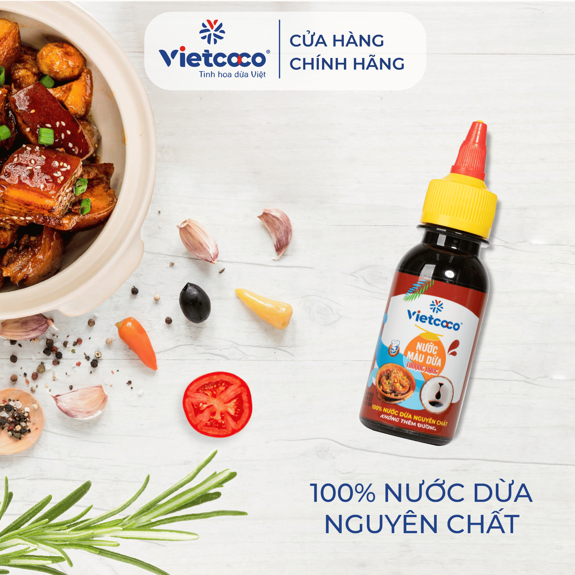 Nước Màu Dừa Vietcoco 150g